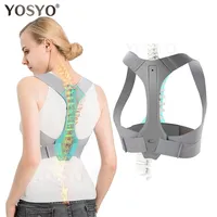 Body Braces unterstützt Yosyo-Haltungskorrektor für Männer und Frauen verstellbare obere Klammerträger, die schulterhalter Reliefschmerz 221028 sorgen. 221028