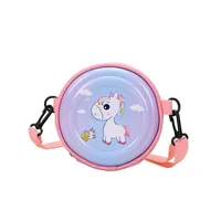Handbags Kids Bags Baby Accessories Coin Purse Messenger Boy Girl Unicorn Mini Cartoon Box E10058