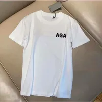Camiseta de moda para hombres y mujeres Autumu Carta de tela Inter