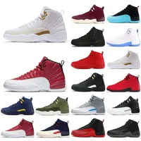 2022 Basket Ball Shoes Men Trainers Sports Sneakers Dark Concord University Gold Stone Blue Bulls Mens 12 12S Flu Game Xii Jump 23
