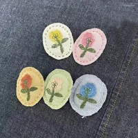 Lenços johnature mori todos combinam bordados flores de flores broche 2022 japonês 5 cores decoram