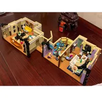 Blocks Classic TV show Downtown Building Friends Party The Friends Apartments 10292 21319 Coffee Shop Building Model Toy christmas Gift T221028