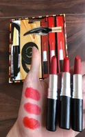 Marca Dropship 6pcs Conjunto de maquiagem Cosmético 3 Lipsticks1 Mascara1 Eyeliner1 Cusion Makeup Kit de Natal Gift2949903