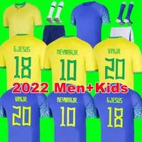 2022 world cup jerseys COUTINHO Soccer Jersey Camiseta de futbol PAQUETA BRAZILS 2022 WORLD CUP Special shirt Kits JESUS MARCELO PELE CASEMI