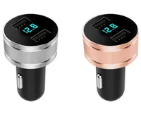 2022 Neues Update Universal Car Charger 2 USB -Ports Digitale Anzeige Shine Intelligentes Mobiltelefon Fast Chargers Double Luminescence2853983