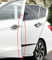 5m autodeur rand bescherming strip decoratieve stickers trimvormige kit rubberen afdichting met lijm tape5300432