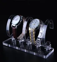5 bits High Grade Wist Display Stand Bread Rack Clear Acrylic Jewelry Bracelet Tablet Top Show Stand Decoration Organizer DI3725762