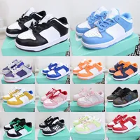 Kids Shoes Baby SB SB Low Dunks Sneakers Designer Dunke Trainers Shoe Retro Black Kid Youth Youth Infants First Walkers Dead Bears Pink Blue Boy Girl