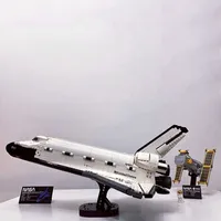 Blocchi 2354 pezzi Space Shuttle Model Building Brucks Toys Space Agency Aerospace Toys Kids Christmas Regalo Compatibile 10283 T221028