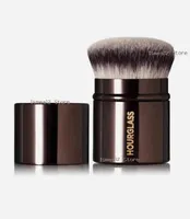 Hourglass Hg utdragbar kabuki makeup borstar tätt syntetiskt hår kort storlek fundamentpulver konturskönhet kosmetikverktyg9765471