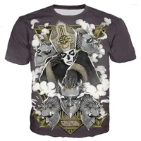 Herren-T-Shirts Ghost Band Männer/Frauen Mode cool 3D-gedruckte T-Shirts Casual Style Tshirt Streetwear Tops Drop
