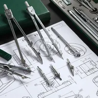 Messger￤te 9 und 23 S￤tze von Compasses Professional Engineering Machinery Design Zeichnungswerkzeuge Edelstahl verzinkt haltbar 221028