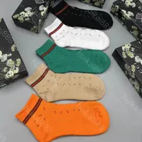 Designer Socks for Men and Women Socks Pure Cotton Five Par Autumn Breattable Cottons Fashion Sports Hosiery Four Seasons New Letter Sock