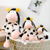 25/35/50 cm mucche peluche giocattolo carino bovine peluche animali da peluche damio soft kid toys regalo di compleanno per ragazza
