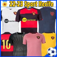 2022 2023 Sport Club Do Recife Soccer Jerseys 22/23 Football Shirts Hernane Maidana Thiago Neves Jersey Camisa de Leao Men Femmes Stripes Pink Octobe Sports Wear Top
