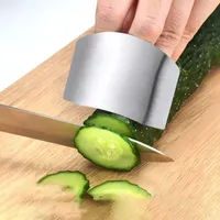 Vegetable Cutter Hand Guard Tools Kitchen Novel Kitchen Accessories Stainless Steel Gadgets Tool Dining Bar Home Garden