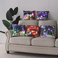 枕ケースランタンクリスマス照明枕LEDライト枕Chuanghua超柔らかい短いぬいぐるみ枕カバー