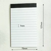 Note all'ingrosso 10 pad di memo di alta qualità PCSlot Mini Notepad 30 fogli di carta con linee 221028