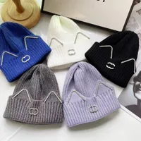 Smile Hats Beanie Beannet Woolen Winter Hat Gaps Wram For Men Women Black Unisex Christmas Regals Carta C 22103102CZ