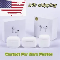 For Airpods Headphone Accessories Earphone Cover Shockproof Solid Transparent Silicone Protective Wireless Charging Box Airpods Pro Air Pods case