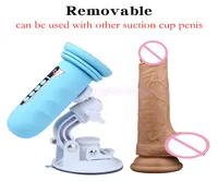 Realistic Dildo Sex Penis Thrusting Automatic Sex Machine for Most Suction Cup Dildo for Women Masturbator Telescopic Sex Gun MX201414448