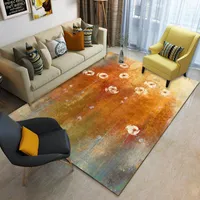 Teppiche moderner Heimteppich Wohnzimmer Schlafzimmer Dekorative Teppich Rechteck 3D bedrucktes Sofa Couchtisch Fläche Anti-Rutsch-Bodenmatte