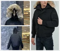 Winter outdoor leisure sports down jacket white duck windproof parker long leather collar cap warm real wolf fur Stylish Bomber Jackets