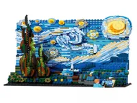 The Starry Night 3001 MOC Art Painting Vincent Van Gogh Building Bicks Model educatieve speelgoed geschenken voor kinderen 2207011749901