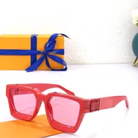 여성과 남성을위한 선글라스 여름 Z1165 스타일 UV400 교정 된 복고풍 풀 프레임 안경 프레임