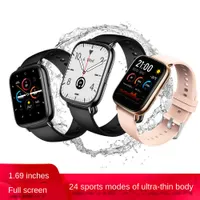 YEZHOU Full Touch Screen 1.69inch latest Bluetooth Smart Watch with Step Counting Body Temperature Detection Dynamic Heart Rate Sleep health