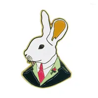 Brooches Gentleman Brooch Cute Cartoon Animal Badge Personality Birthday Gift Fashion Jewelry