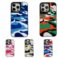 3D Soft Silicone Camouflage Cases for iPhone 14 Pro Max 13 12 11 XR XS Max 8 7 6 Plus iPhone14 Army Military Camo Mobile Cell Smart Phone Back Cover Skin