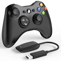 Controladores de jogo Joysticks 2 4G Wireless Pad para Xbox 360 Console Controller Receiver Controle Microsoft 360 Joystick PC Win7 8 10 221031