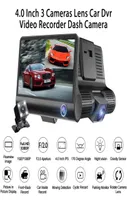 3CH Auto DVR Driving Video Recorder Auto Dash Camera 4quot Screen FHD 1080P Voorkant 170 ﾰ Achter 140 ﾰ Interieur 120 ﾰ Gsensor Parkeren M1664009