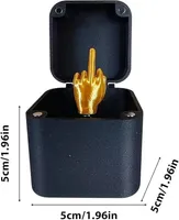 kaimenhong Boîte cadeau surprise doigt d'honneur dans une boîte, cadeau surprise pour doigt d'honneur avec boîte pour adultes, pour décoration de bureau, décoration d'intérieur (1 pièce kaimenhong Boîte cadeau surprise doigt d'honneur dans une boîte, cadeau surprise pour doigt d'honneur avec boîte pour adultes, pour décoration de bureau, décoration d'intérieur (1 pièce