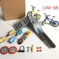 SHAOOU – Ensemble De Mini Skateboards Finger Bikes – VTT, BMX, Scooter Avec Roues De Rechange – 22 Pièces Pour Doigts