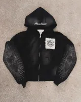 Hell In Paradise Street Retro Gothic Style Zip Up From Tubi01