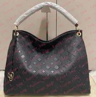 Designer Bags Artsy Embossed Black Flower Large Capacity Tote Bag Fashion Sac Femme Leather Women Shoulder Bags Messenger Luxury Handbag Lady Purse Female backpack