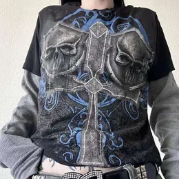 Wholesale Womens Grunge Clothing, 2000s Hip Hop Clothing: Cross