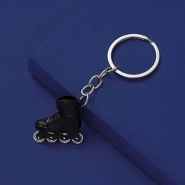 Portachiavi Con Pattini A Rotelle In Cristallo E Strass, Pendente Decorativo Per Borsa, Catena Con Moschettone, Regalo