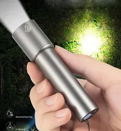 LED USB Ricaricabile Torcia Elettrica Mini Pocket Penlight