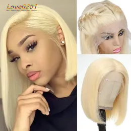 ?BELLA 14” 100%HUMAN BRAZILIAN LACEFRONT BOB WIG Bob Wig Body Wave Lace Front Human Hair Wigs for Women Pre  main image 4