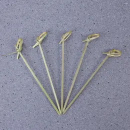 200 Spiedini Da Cocktail In Bambù Naturale - 12 Cm, Per Frutta, Antipasti E Snack
