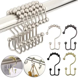 30 Anelli Per Tende Con Ganci A Pinza In Metallo, Robusti E Antiruggine Per Bastoni Per Tende 98560609