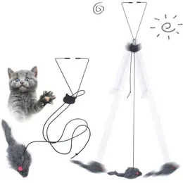 AXEL PETS Fluffy Cheezers Interactive Cat Toys – Box Of 20 – Sound, Rattle, Feather, Colorful – Mice/Fur Toys