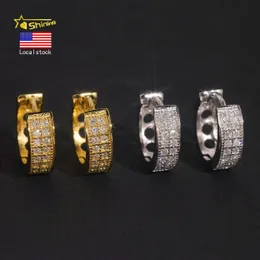 Mono orecchino a piccolo cerchio in oro bianco 18k con diamanti, Uomo | GV Mono orecchino a piccolo cerchio in oro bianco 18k con diamanti, Uomo | GV