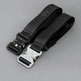 ALYX Classic Rollercoaster Belt Silvery Metal Buckle, Jacquard