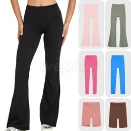 Pantaloni Yoga Svasati Donna - Vita Alta Bootcut Tascati