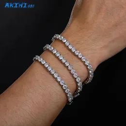 Bracciale Tennis In Argento Sterling Con Pietre In Zirconia Cubica