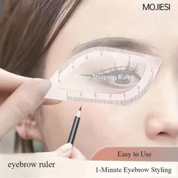 Righello Per Sopracciglia In Metallo – Strumento Di Misurazione E Bilanciamento, Ergonomico E Portatile, Per Forme Del Viso Tonde, Lunghe O Quadrate